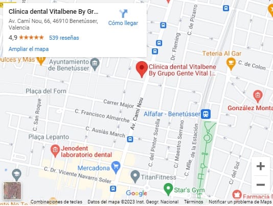 mapa vitalbene