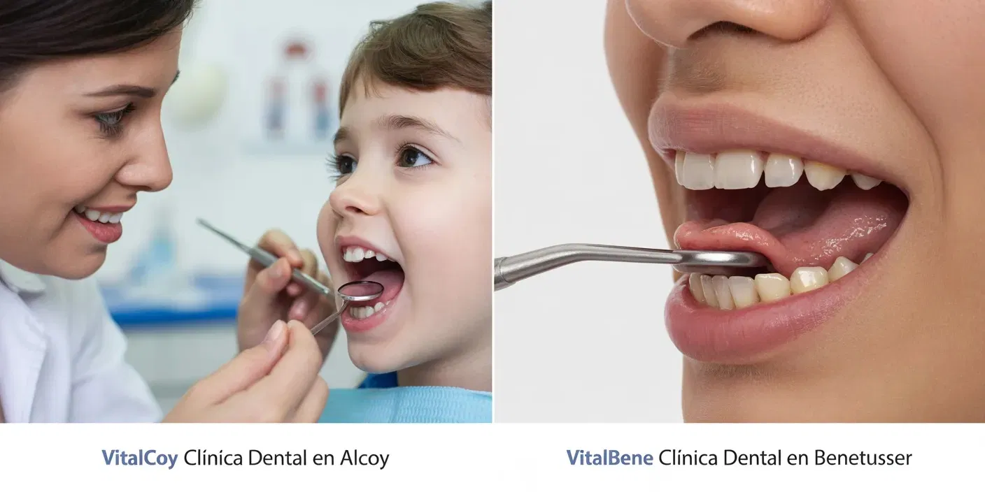 frenillo lingual tratamiento dental en Vitalcoy y en Vitalbene