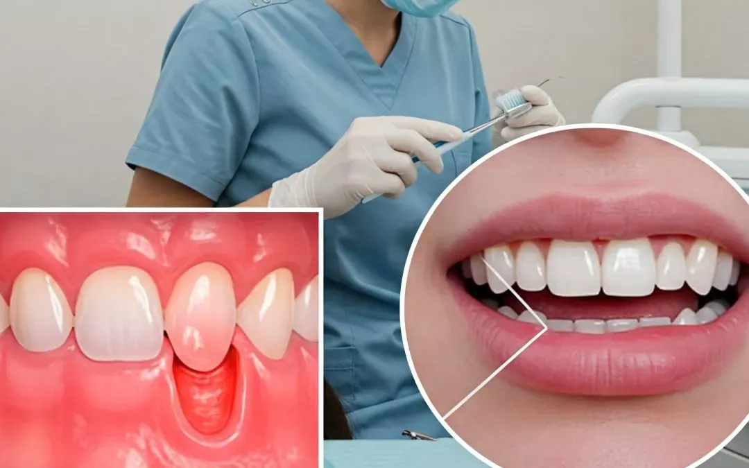 Tratamiento para las encias inflamadas